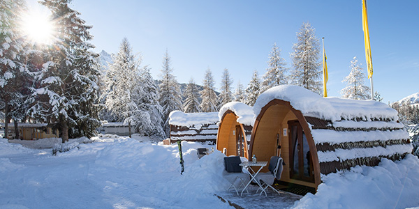 Camping d'hiver dans cinq campings TCS