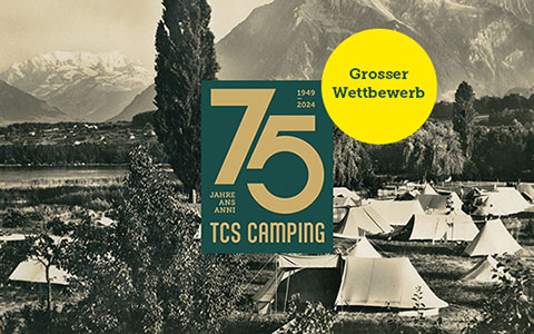 TCS Camping Jubiläums-Wettbewerb