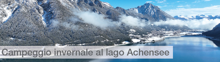Campeggio invernale sull'Achensee